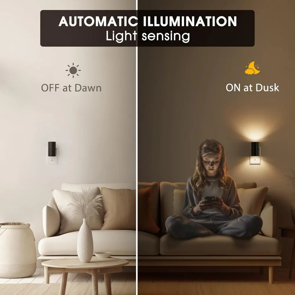 LED Night Light Plug in Modern NightLights EU/US
